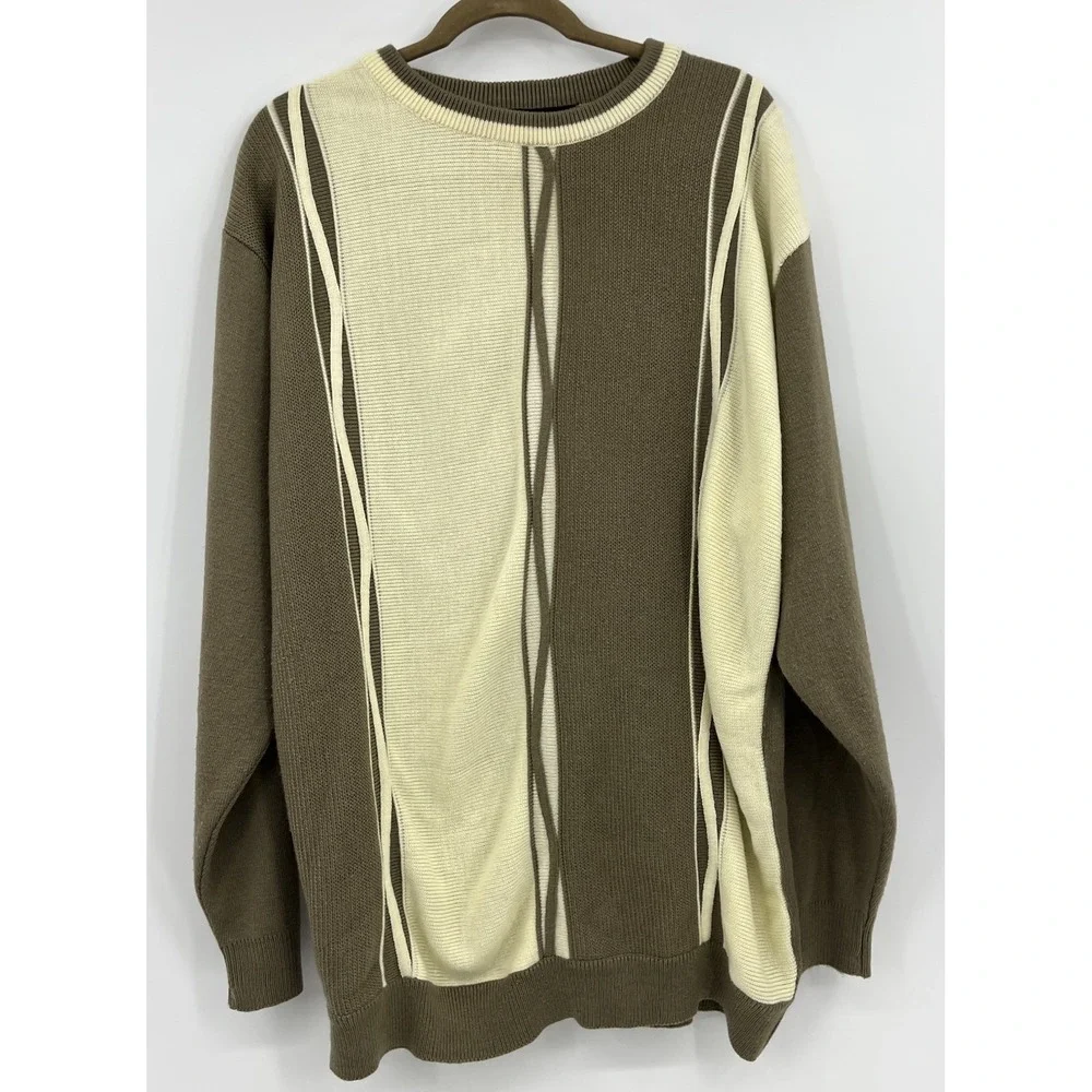 A Adams and Spire Sweater Y2K Men's Size XL Acrylic Vintage